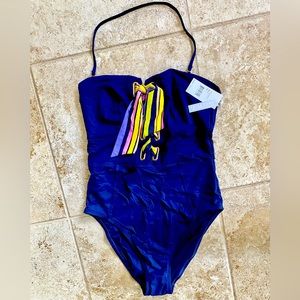 Trina Turk Ribbon Lace Up Bathing Suit ‘NWT’